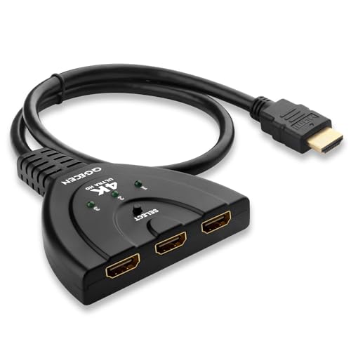 QGECEN Switch HDMI 3 a 1 para TV
