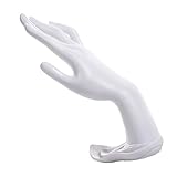 Die Hand kann aufgestellt werden, wie gezeigt, um den Schmuck haben dreidimensionale Wirkung.