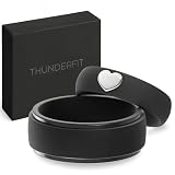 ThunderFit Silicone Rings for Him and Her, Wedding Bands for Couples, 2-Pack Couple's Rubber Engagement Bands, Gift Box Included