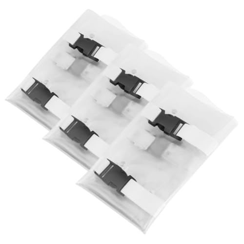 Didiseaon 3Pcs Chair Toe Cover Sleeve with Elastic Bands Chair Foot Cover Pad Foot Mat Cushion Transparent Dentist Clinic Unit Protector -Dropping