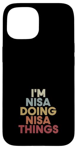 Nisa Name Nisa Personalized Name First Given �X�}�z�P�[�X iPhone 15 �p