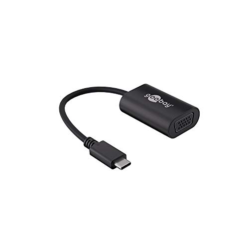 Preisvergleich Produktbild Goobay 38531 USB-C-Adapter VGA, Schwarz