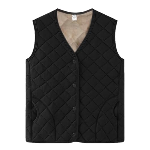 Generic - Veste Doudoune Fine Femme Chic Chaud Ample Manteaus Vestes Matelassée Légère sans Manches Gilets Court Gilet Thermique Blousons Casual Compressible Mode d'extérieur avec Poches