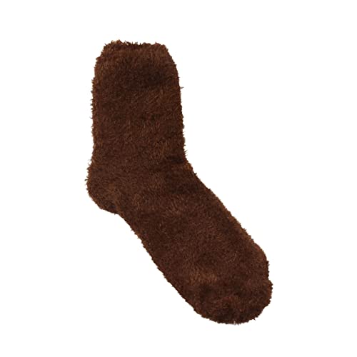 Image of BambooMN Women's Super Soft and Cozy Feather Light Fuzzy Socks - Multiple Color Options - Two Sizes - Value Packs