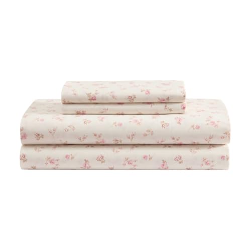 Image of Laura Ashley - Cotton Queen Sheet Set with Pillowcases, Deep Pocket