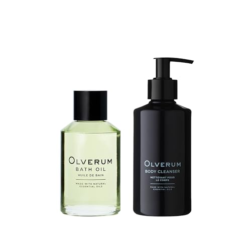 Olverum Bath Oil & Body Wash Bundle - Luxury Muscle Soothing