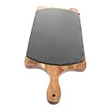 STOBAZA 1pc Rock Dinner Plate Bread Cheese Cookie Platter Veggie Tray Flatware Tray Meat Board Charc