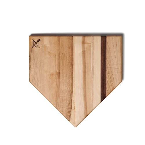 Baseball BBQ Tabla para Cortar en Forma de Home Plate 12" miniatura 1