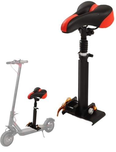 KENANLAN E Saddle Electric Scooter Seat Fits for M365,Adjustable Universal Punch Scooter Seat Attachment,Folding Electric Scooter Seat Saddle Folding Seat Replacement