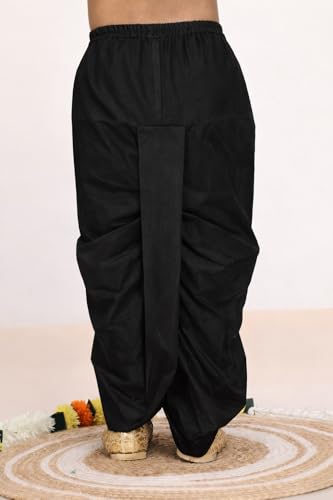 Image of BABA AND BABY Boys Cotton Dhoti Pant Ready-to-Wear Traditional Ethnic Wear for Kids