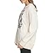 DKNY Women's Performance Longline Wrap Graphic Crewneck, Sand