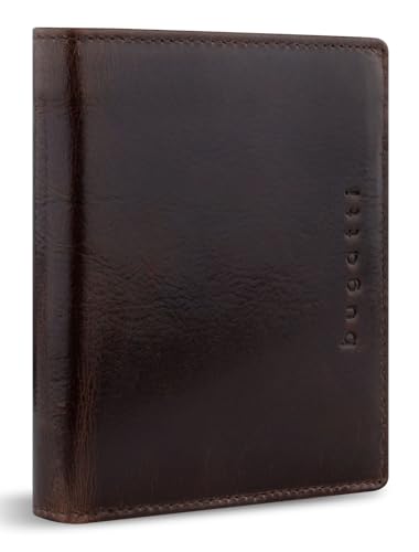 Portefeuille Bugatti Romano cuir véritable marron : rangez tout avec élégance