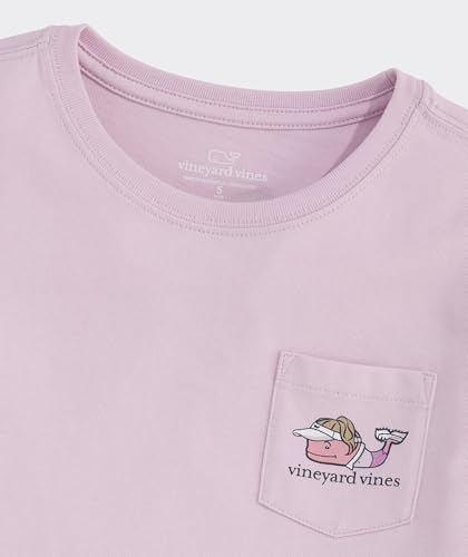 vineyard vines Girls' Golf Whale Short-Sleeve Pocket Tee4