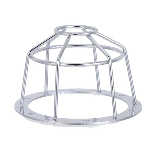 Anneome Protector de Sensor para Detector de Humo y Rociadores, Jaula Metálica Antivandálica de Aluminio, Diámetro Interior 75 Mm, Cubierta de Seguridad contra Colisiones y Altas