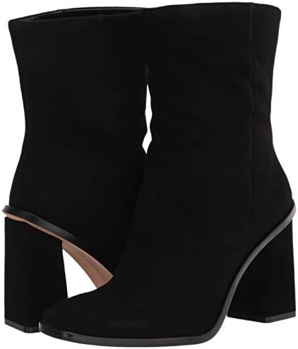 Vince Camuto Women's Footwear Women's DANTANIA Mid Calf Boot, Black Leather, 6.5 | Image 6