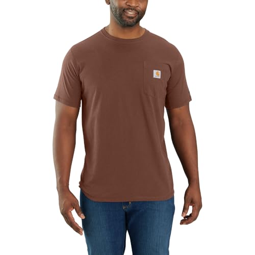 Image of Carhartt Men's Force Relaxed Fit Midweight Short-Sleeve Pocket T-Shirt