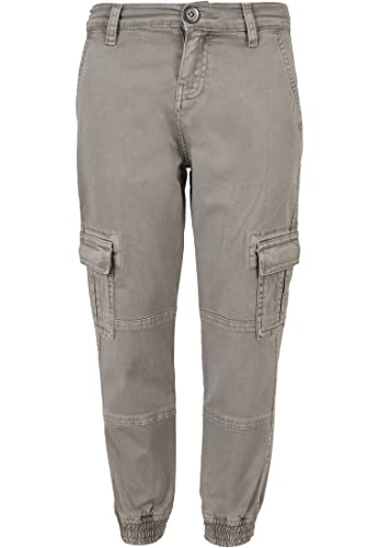 Pantalon cargo twill garçon Urban Classics style jogging délavé coupe courte