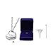 Gisunye Cremation Urn Necklace for Ashes Urn Jewelry. Forever in My Heart Carved Stainless Steel Keepsake Waterproof Memorial Pendant for mom & dad with Filling Kit