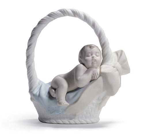 LLADRÓ Newborn Boy Figurine. Porcelain Baby Figure. -  Lladro, 01018431