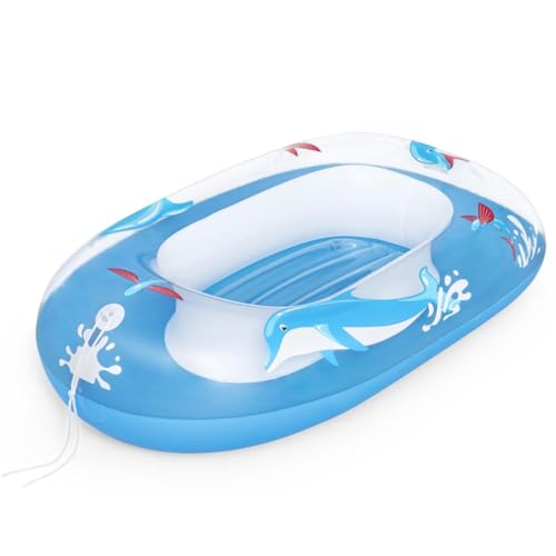 Bateau Gonflable Enfant FLOATIN' Friends™ 102 x 69 cm, 3ans et +, 45 kg