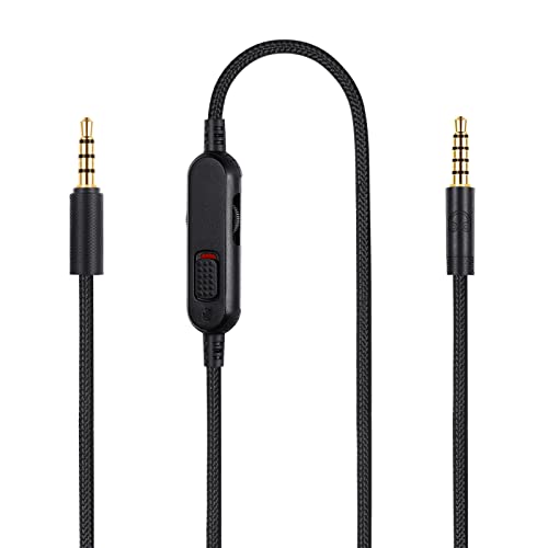 Cavo Audio AUX Di Ricambio Per Cuffie Gaming Logitech G Pro X E HyperX – Con Microfono, Controllo Volume E Mute, Lunghezza 2m