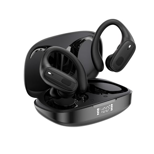 LEEMC Wireless Earbuds with Hooks 80Hr Playtime