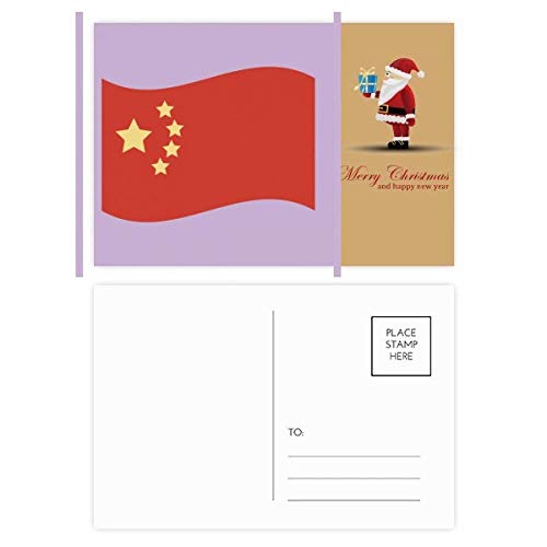 Carte postale drapeau Chine lot 20 correspondance culturelle chinoise
