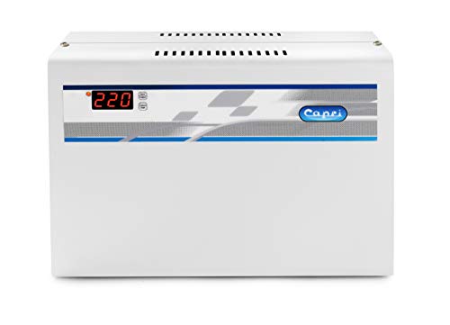 Image of CAPRI CA 90-400 W (DLX) Dg ITD Electronic Voltage Stabilizers for 1.5T Air Conditioner with Working Range 90-285V, Multicolor