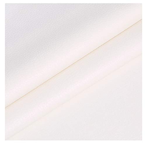 Simili cuir stretch blanc pour réparer un canapé abîmé sans plis disgracieux