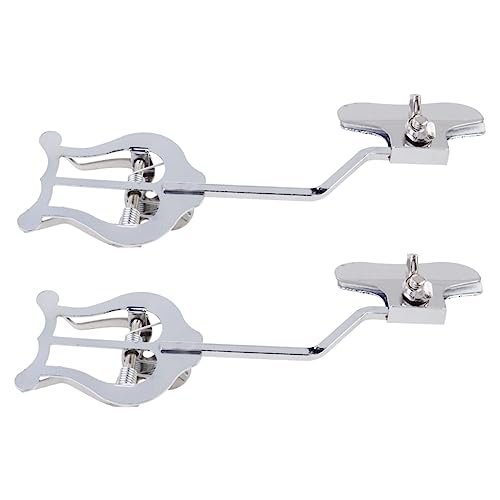 FAVOMOTO Sheet Music Clip Holder 2 Pack Easy to Use Music Score Clip Strong Clamp for Musicians