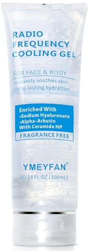 300ml Gel conductor con hialuronato de sodio para facial dispositivos reafirmantes y de lifting facial con microcorrientes, sin fragancia, gel base para dispositivo de radiofrecuencia