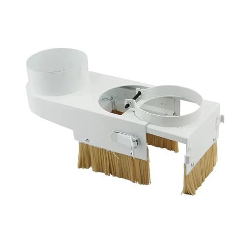 DUOCAI Engraving Dust Removal Cover Nylon Brush CNC Milling Machine Dust Cover Dust Cover Brush Dust Collection Dust Boots Wood Carving Spindle Milling Cleaning Tool(Diameter 80mm)