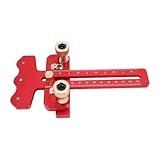 Sorandy Guías de Plantilla de Corte Fino para Sierra de Mesa, Herramienta de Carpintería para Cortes Repetitivos de Tiras Estrechas, Se Adapta a Ranura en T de 3/8x3/4 Pulgadas y Ranura en U de