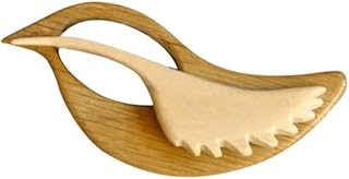 Wooden Animal Pattern Brooch Pin,Sweater Clip Shawl Pin Scarf Pins