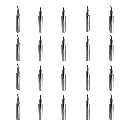 Image of T18-BR02 Bent Conical 0.008 inch / 0.2mm Soldering Tip for FX-888 FX-888D FX-8801 FX-600 Baku 878-L2 FX888 FX888D FX8801 FX600 ACE Brand Solder Iron Tips (20)