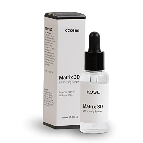 KOSEI | Matrix 3D - Serum facial - Reafirmante Facial - Serum Booster - Tratamiento Antiedad Antiarrugas - Mejora la Elasticidad - Estimulan la producción de colageno, acido hialuronico - Unisex 30ml