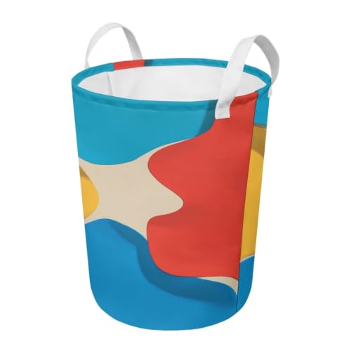 Panier à linge pliable coloré pour trier les jouets et vêtements