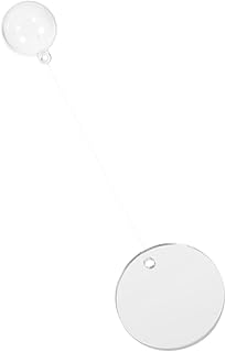 GARVALON 1 conjunto de espelho de treinamento Betta acrílico brinquedo para tanque de peixes espelho dupla face espelhos redondos espelho de tanque betta espelho de treinamento de peixe betta espelho flutuante betta espelho flutuante Bettal espelho