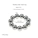 Men's Stainless Steel Bead Ring Trainer Accessories, Lightweight Non-Slip Muscle Trainer-USLSA036 (A: 11 beads-20mm)