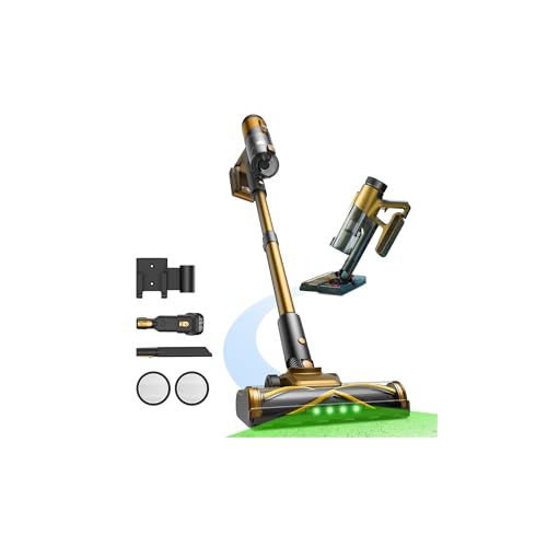 CHEFREE Aspirateur Balai, 48Kpa/450W Aspirateur sans...