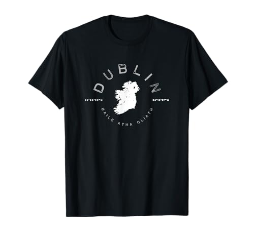 Dublin Ireland Irish Retro Vintage Graphic T-Shirt