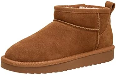 CUSHIONAIRE Women's Hip Genuine Suede pull on boot +Memory Foam, Chestnut 8.5