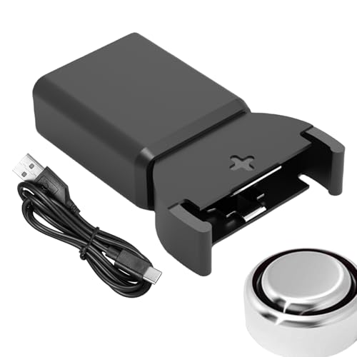 Cargador De Batería Botón USB - Cargador Recargable Universal | Indicador LED Interruptor De Baterías Botón | Alimentador De Batería USB para Pilas Botón Recargables