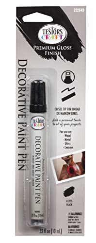 Rust-Oleum 222643 American Accents Gloss Decorative Paint Pen, Black, 1/3-Ounce, 11 Fl Oz (Pack of 1)