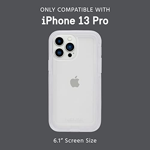 Image of Pelican Voyager Series - iPhone 13 Pro Case - 18ft Military Grade Drop Protection, Compatible with Wireless Charging - with Belt Clip Holster - Heavy Duty, Rugged, Anti Yellowing - Clear