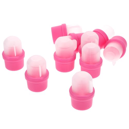 Mipcase 20 piezas Cubiertas para Remoción de Esmalte de Uñas Reutilizables de Cajas de Unidades Material Duradero y Seguro para Manicura Profesional y Doméstico