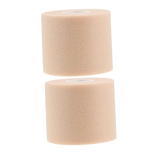 MOLUCKFU 2sets Pre-wrap Glue Tape Roll for Tennis Hand Bandage Badminton Athlete Tape 2rolls*2