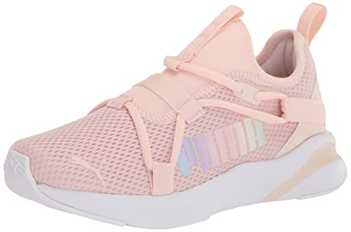 PUMA Softride Rift Slip-On Pop Jr Girls' Youth Sneaker 5 M US Big Kid Pink-White-Rainbow