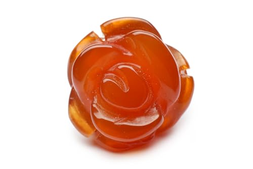 【 福縁閣 】カーネリアン 薔薇カット 8mm 粒売り_T400-8 天然石 パワーストーン