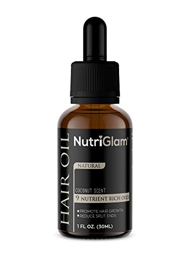 Natural Hair Restoration Oil (Coconut) | 9 Nutrient-Rich Oils | Shiny, Frizz-Free Hair | Best Solution to Dry, Dead, Greasy & Split-Ended Hair | 100% Satisfaction Guarantee